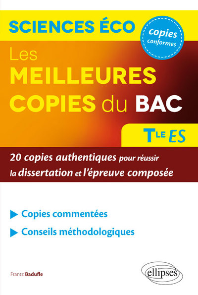 Les meilleures copies du bac - Sciences économiques et sociales - terminale ES