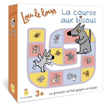 Lou le loup - La course aux bisous - Jeu de société