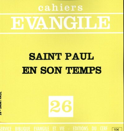 Cahiers Evangile N° 26 Volume 26 - Edouard Cothenet