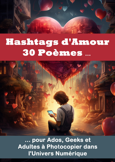 Hashtags D'Amour 30 Poemes Pour Ados, Geeks Et Adultes A Photocopier Dans L'Univers Numerique - Des