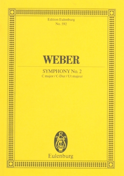 Symphonie No. 2 Ut Majeur, Jv 51. Orchestra. Partition D'Étude.