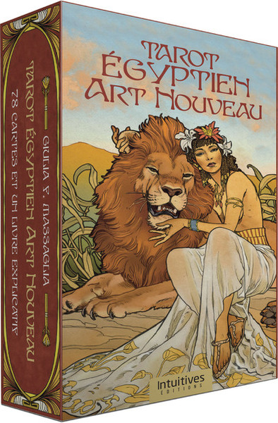 Coffret Tarot Égyptien Art nouveau