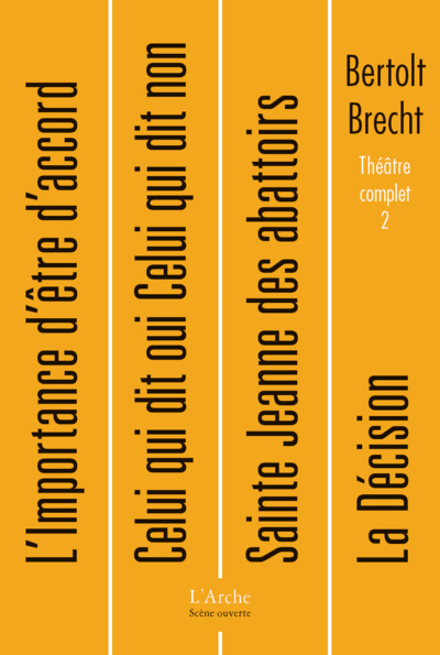 Theatre Complet. Volume 2 - Bertolt Brecht