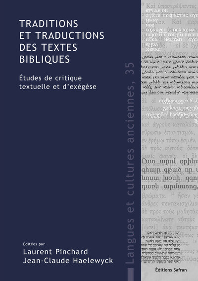 Traditions et Traductions des textes bibliques