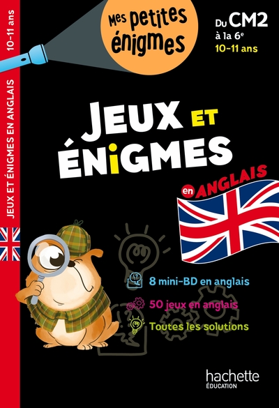 Jeux et énigmes - Anglais - Du CM2 à la 6e - Cahier de vacances 2024