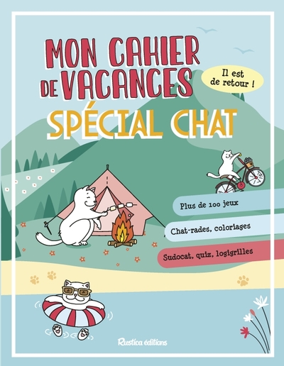 Mon Cahier De Vacances Spécial Chat