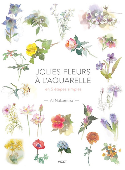 Jolies fleurs à l'aquarelle