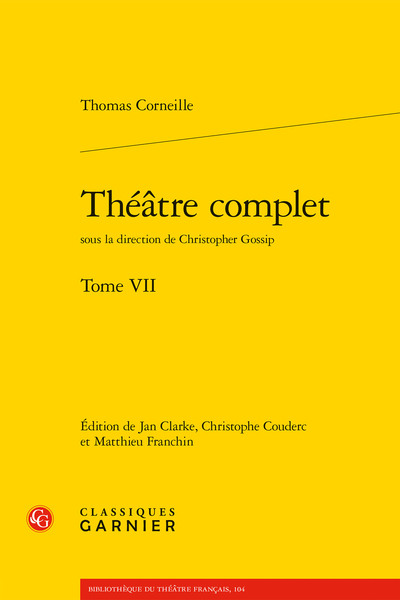 Théâtre complet - Volume 7