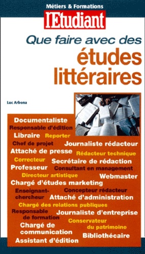 Que faire avec des études littéraires