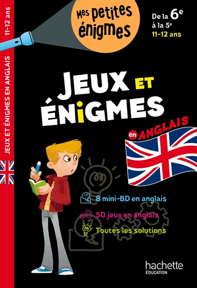 Jeux et énigmes - Anglais - De la 6e à la 5e - Cahier de vacances 2024