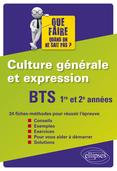 BTS Culture générale et expression 1re et 2e années - Sandra Cheilan, Sophian Achouri