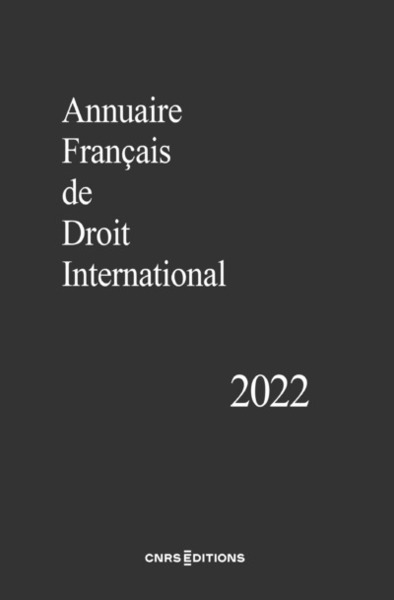 Annuaire Français de Droit International - Volume 68 - Collectif