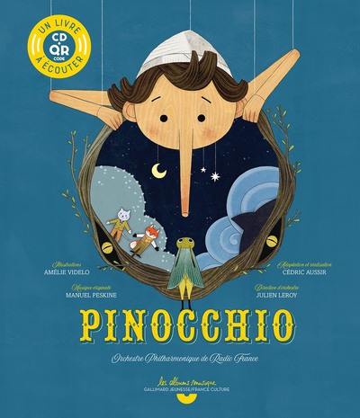 Pinocchio, Livre-Cd Avec Qr Code