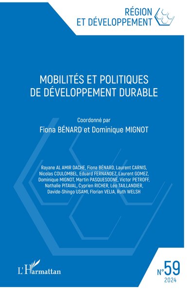 Mobilités Et Politiques De Développement Durable