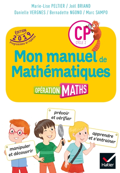 Opération Maths CP Éd.2019 - Manuel - Marie-Lise Peltier