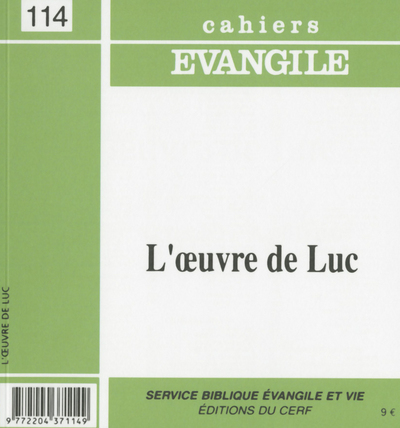 Cahiers Evangile Volume 114 - Odile Flichy