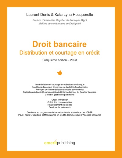 Droit de la Distribution bancaire - Edition 5 - Laurent Denis