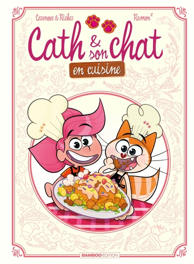 1 - Cath et son chat en cuisine