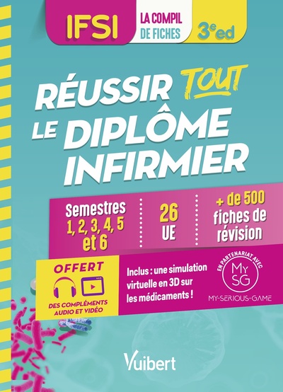 Réussir tout le Diplôme infirmier en 500 fiches de révision - IFSI - Cédric Favro