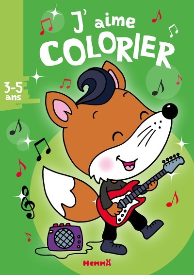 J'aime colorier (3-5 ans) (Renard rocker) - Collectif