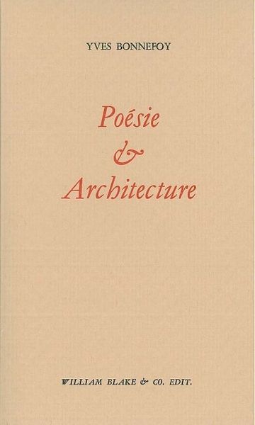 Poésie et architecture