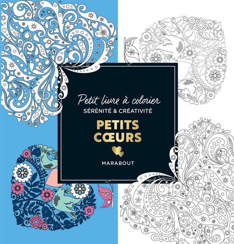 Le petit livre de coloriages - Petits coeurs