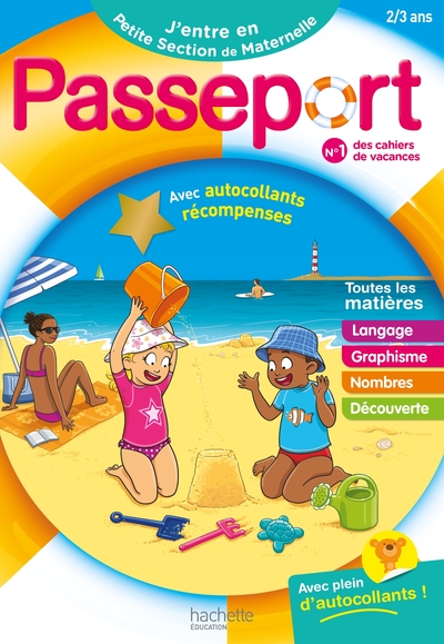 Passeport - J'Entre En Petite Section De Maternelle 2/3 Ans - Cahier De Vacances 2024