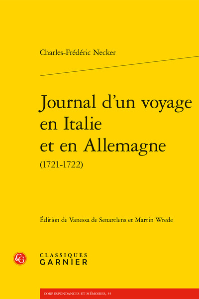 Journal d'un voyage en Italie et en Allemagne