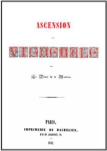 Ascension au Vignemale - LA MOSKOVA (prince de)