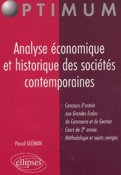 Analyse économique et historique des sociétés contemporaines