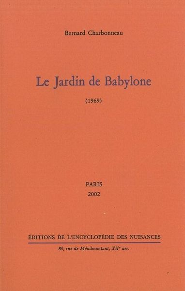 Le Jardin de Babylone