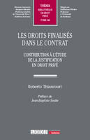 Les droits finalisés dans le contrat - Roberto Thiancourt