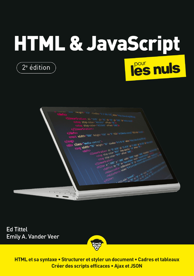 HTML et JavaScript 2e Mégapoche Pour les Nuls - Emily A. Vander Veer