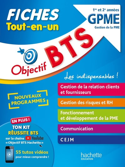 Objectif Bts Gpme -  Fiches Tout-En-Un