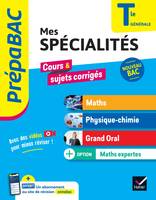 Prépabac Mes spécialités Maths, Physique-chimie, Grand oral & Maths expertes Tle - Bac 2025 - Nathalie Benguigui