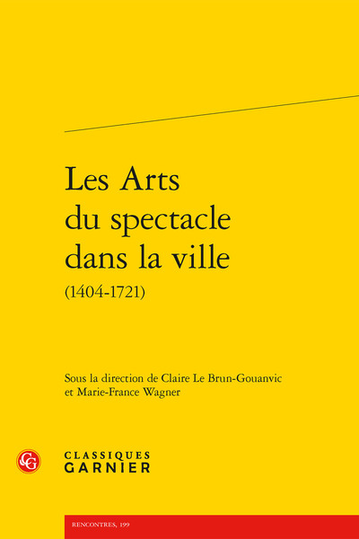 Les Arts du spectacle dans la ville