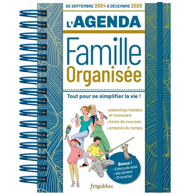 Agenda 2025 de la famille organisée ! (de sept. 2024 à déc. 2025)