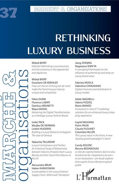 Rethinking luxury business - Xxx