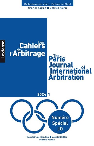 Les Cahiers de l'Arbitrage N° 1/2024 Volume 2024