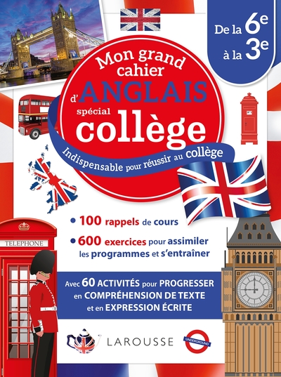 Mon grand cahier d'anglais spécial collège