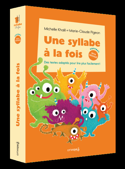 Une syllabe à la fois - Coffret série orange