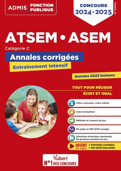 Concours ATSEM et ASEM - Catégorie C - Annales corrigées - Caroline Dubuis-Morel, Élodie Laplace