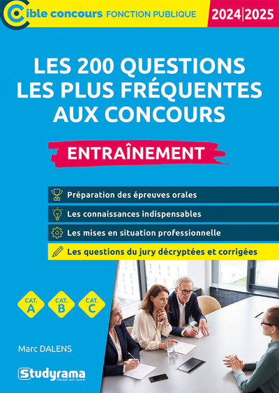 Les 200 questions les plus fréquentes aux concours - Entraînement