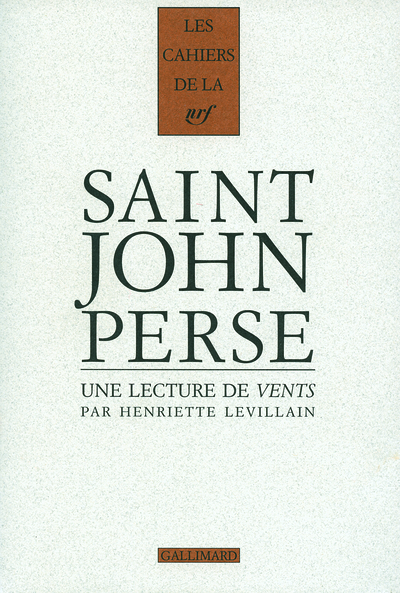 Cahiers Saint-John Perse Volume 18