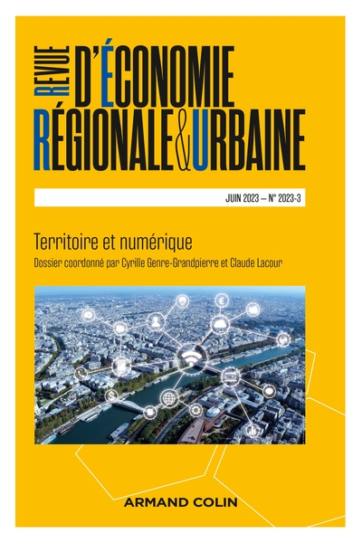 Revue d'économie régionale et urbaine N° 3, juin 2023 Volume 3