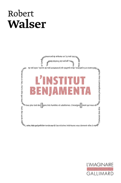 L'Institut Benjamenta