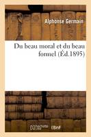 Du beau moral et du beau formel