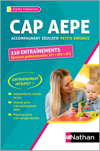 CAP Accompagnement éducatif petite enfance 110 entraînements Epreuves professionnelles EP1 EP2 EP3 2024-2025 - Louisa Rebih