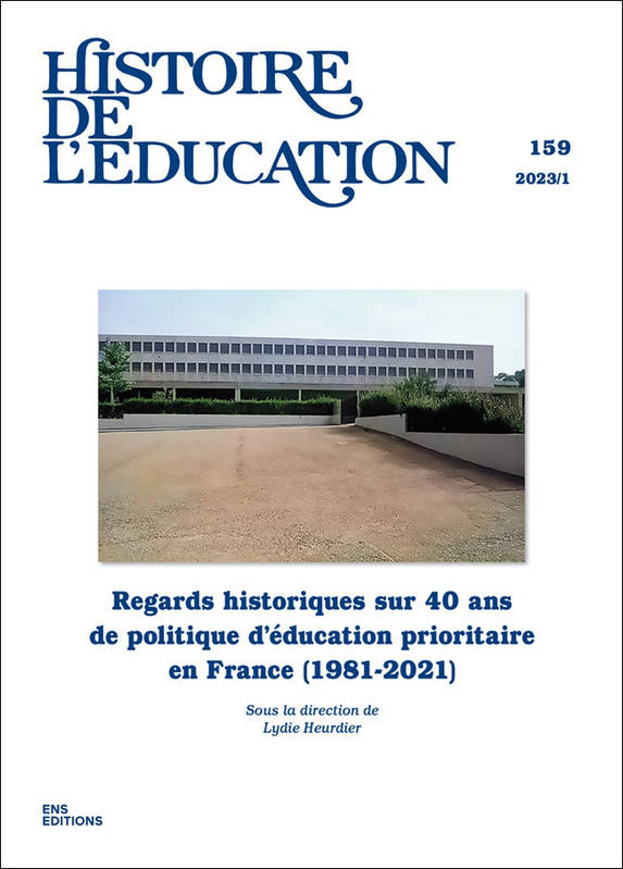 Histoire de l'éducation N° 159/2023/1 Volume 159