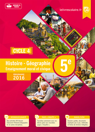 Histoire-Géographie-EMC 5e, édition 2016